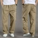 thumbnail image 3 of Pantalones Casuales De Lino De Algodón Sueltos Para Hombres, 3 of 6