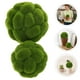 thumbnail image 2 of 2 piezas de plantas artificiales con forma de bola de musgo simulada, adorno topiario con forma de bola de musgo., 2 of 8