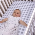 thumbnail image 3 of Parent's Choice 100% Cotton Fitted Crib Sheets for Baby Boys and Girls, Plaid Sheep, 2-Pack, 3 of 10