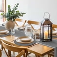 thumbnail image 6 of Pure Dark Grey Round 15 Inch Placemats Set of 8, Simple Solid Color HeatResistant Non Slip Place Mats for Dining Table, Wipeable Braided Kitchen Table Mats for Housewarming, 6 of 9