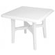thumbnail image 1 of Mesa Cuadrada de Plástico de 90 x 90 cm con Cruceta Blanco FoodKeepers FKM-1, 1 of 2