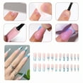 thumbnail image 3 of RAGUPEL 24Pcs Glue on Nails for Women,Hand-Drawn Lines Coffin Press on Nails,Matte Surface Long Nails,Fake Nails with Designs for Parties,Gatherings and Photo Shoots,Style1, 3 of 7