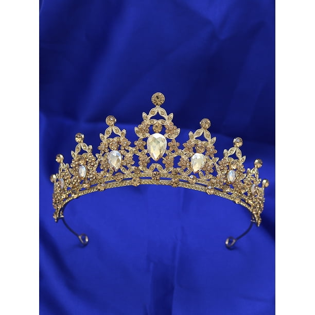 Joyas de aleación Corona Taobao caliente Corona barroca aleación diadema accesorios para el cabello, Accesorio liviano, fácil de usar y versátil