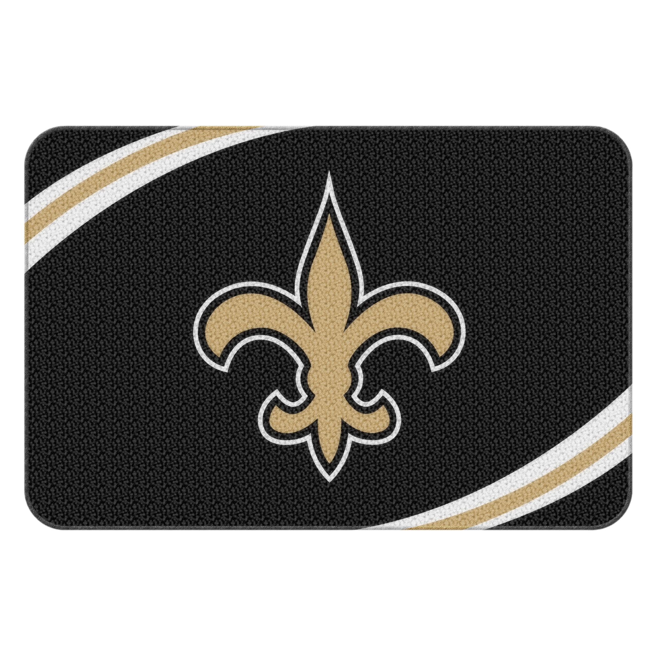 Nfl New Orleans Saints 20 X 30 Round Edge Bath Rug 1 Each Nfl New Orleans Saints 20 X 30 Round Edge Bath Rug 1 Each Com