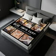 thumbnail image 4 of Custom Blanket with Photos Text, Personalized Photo Collage Flannel Throw Blanket Customized Gifts for Dad Mom Boyfriend Girlfriend Birthday Valentines Day Christmas Blankets, 4 of 5