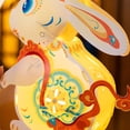 thumbnail image 7 of Sylvtty DIY Rabbit Lantern Light-up Chinese Style Lantern 3D Waterproof Lantern Photo Prop for Mid-Autumn Festival Celebration Party Decoration, 7 of 7