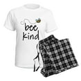 thumbnail image 4 of CafePress - Be Kind Garden Bee Women's Light Pajamas - Women's Short Sleeve Print T-Shirt and Pants Light Cotton Pajama Set, 4 of 7