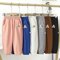 thumbnail image 5 of Godderr 9M-12Y Newborn Boys Girls Boys Cotton Pants for Toddler Casual Trousers Long Pants Comfortable Solid-Coloured Spring Autumn Pocket Trousers, 5 of 5