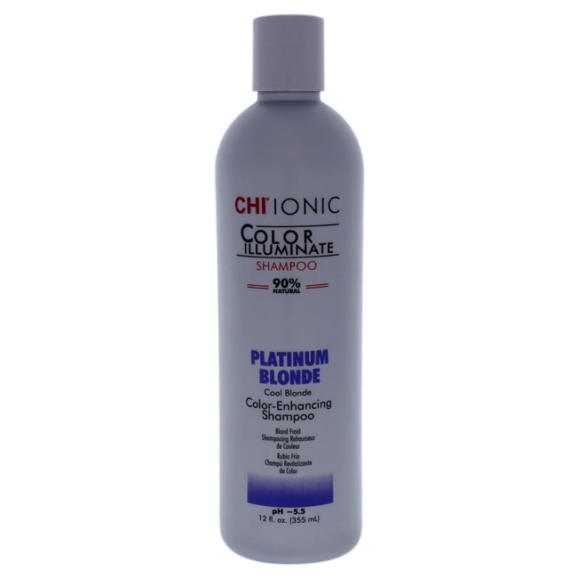 Ionic Color Illuminate - Platinum Blonde Shampoo by CHI for Unisex - 12 oz Shampoo