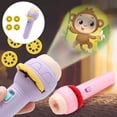 thumbnail image 3 of Linterna de proyector,Linda linterna de proyección de dibujos animados,juguetes para niños,Proyector linterna aprendizaje a la hora de dormir regalos para niños,Proyector de, 3 of 7