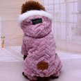 thumbnail image 4 of Collar de lana Ropa de cuatro patas para mascotas Abrigo de lana para perros y gatos Ropa de invierno (Rosa XL) Ndcxsfigh Para estrenar, 4 of 6