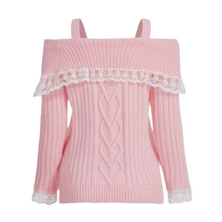 Ruffle shoulder sweatshirt sale