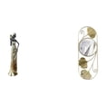 thumbnail image 1 of Figura de mujer africana,Estatua artesanal de una dama tribal africana,hecha a mano,para cafetería.,Figura femenina artesanal de resina africana,Espejo de pared,Espejo decorativo nórdico para, 1 of 8