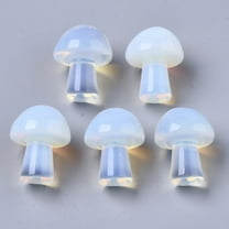 1pc Opalite GuaSha Stone Gua Sha Scraping Massage Tool for SPA Relaxing Meditation Massage Undyed Mushroom Shaped 21x16mm