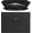 Black, variant on Expanding A4 Document File PU Leather Envelope Case Holder-Large Size Pockets for Paper Bills Stationery Tablet and PC, Work Study Traveling (Cyan)