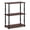 Cherry, variant on Pemberly Row Wood 3-Tier Shelf Display Rack with Classic Tube in Walnut