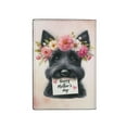 thumbnail image 2 of Happy Mother's Day Scottish Terrier with Flower Crown Travel Passport Wallet Scottie Dog Lover Gifts PU Leather Passport Holder Cover - 13004, 2 of 5