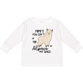 thumbnail image 3 of Inktastic Mimi's You Say Alpaca My Bags Boys or Girls Long Sleeve Toddler T-Shirt, 3 of 5