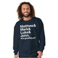 thumbnail image 5 of Matthew Mark Luke John Squad Sweatshirt for Men or Women Brisco Brands S, 5 of 6