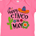 thumbnail image 4 of Inktastic Happy Cinco De Mayo- Sombrero, Cactus, Flowers Boys or Girls Baby Bodysuit, 4 of 5