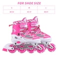 thumbnail image 4 of Patines en línea ajustables para niños iluminados para niños y niñas, 4 of 8