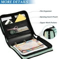thumbnail image 2 of 3 Ring Zipper Binder with Shoulder Strap Waterproof Trapper Keeper 2 Inch D-Ring 500 Sheets Capacity Otter with Sunglasses Swimming, 2 of 7