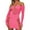 Pink, variant on LLYwey s Business Casual Dresses for Women 'S Dress Low Cut Long Sleeve Tie up Short Dress Hollow Cut Ruched Dress New Cocktail Dresses Pinky M
