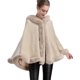 thumbnail image 2 of Faux Fur Hooded Casual Warm Jacket, 2 of 4