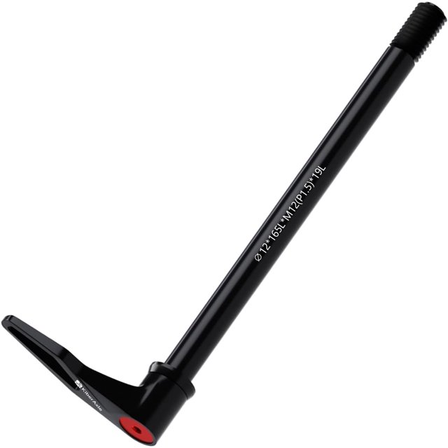 shiyou-12mm Quick Release Thru Axles for Bike Forks and Rear Shock, Aluminum Alloy Hubs Adapter Axle with Adjustable Revolve Handle,Thread Pitch: 1.5 mm;Length: 120mm / 123mm / 165mm / 171mm / 175mm