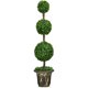 thumbnail image 1 of Árbol de Boj Artificial Costway 120 cm Tres Bolas Maceta Rellena de Cemento, 1 of 4
