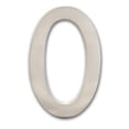 thumbnail image 1 of Architectural Mailboxes 3585SN-0 Solid Cast Brass 5 in. Satin Nickel Floating House Number 0, 1 of 1