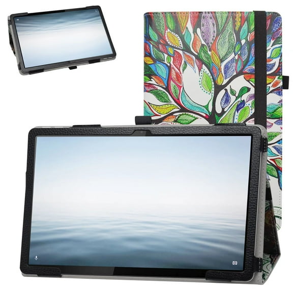 Labanema 11" Lenovo Tab P11 (TB-J606F /TB-J606X) Case, PU Leather Folio Stand Protective Case, Cover for 11" Lenovo Tab P11 (TB-J606F /TB-J606X) (Love Tree)