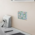 thumbnail image 5 of Yayeee Toggle Light Switch Wall Plate 2-Gang 4.56"x4.48" Decorative Outlet Cover, Blue Floral, 5 of 7
