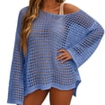 thumbnail image 2 of Crochet Cover Up for Women Mesh Hollow Out Bikini Cover Ups for Swimwear Summer Swimsuit 2026, 2 of 7