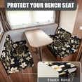 thumbnail image 2 of XYZCANDO RV Booth Seat Covers, Compatible with Car Bench Couch, Rv Seat Covers for RV Dining Table RV Sofa Elastic Bottom, Gold Turtle, 2 of 7
