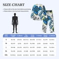 thumbnail image 4 of Naloa Game All Day Men’s Pajamas Set - Long Sleeve Button Down Sleep Shirt and Pajama Bottoms Sleepwear Set-Large, 4 of 7