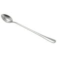 thumbnail image 4 of Nueva cuchara de acero inoxidable de mango largo de 2 piezas para té, café, cóctel, helado, cucharas, cubiertos puntiagudos, 4 of 8