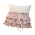 thumbnail image 4 of Funda de almohada Funda de cojín Suministros con lazo Decorativo Elegante Suave Cómodo Con almohada rosa, 4 of 9