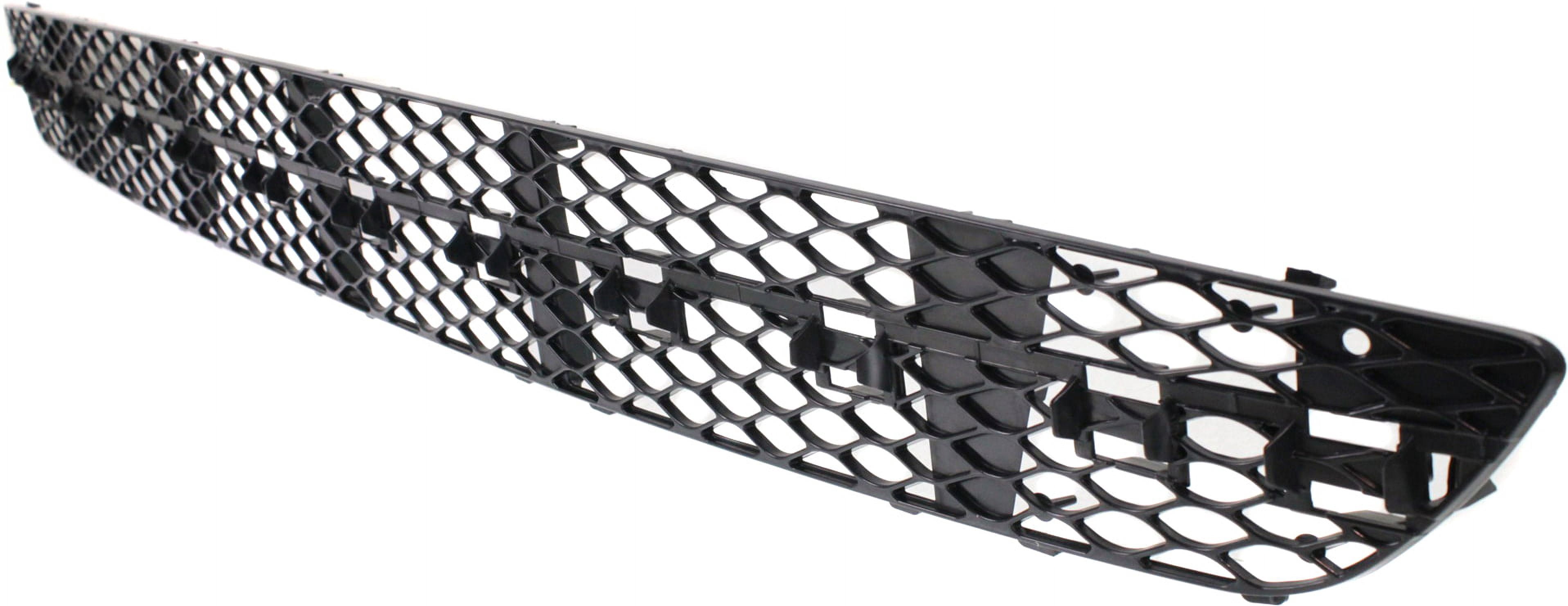 Bumper Grille Compatible With 2003-2006 Mercedes Benz E320 2005-2006 E500 Front, Center Black