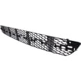 thumbnail image 2 of Bumper Grille Compatible With 2003-2006 Mercedes Benz E320 2005-2006 E500 Front, Center Black, 2 of 3