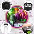 thumbnail image 3 of Batidora de licuado de musgo & piedra, licuadora personal compacta con tazas adicionales en forma de bala para bebidas congeladas, mini licuadora y tazas portátiles para llevar con tapas, licuadora de, 3 of 5