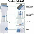 thumbnail image 4 of Electric Pet Flea Comb, Electric Lice Remover, Flea Cleaning Brush And Lice Comb, Lice Catcher For Dogs, 4 of 5