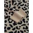 thumbnail image 6 of Leopard Cardigan Open Front Button Up Sweaters for Women Long Sleeve Cropped Cardigan Jackets, 6 of 9