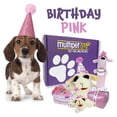 thumbnail image 2 of Multipet Pink Birthday Dog Toy Gift Box includes 5 Plush Birthday Dog Toys, 2 of 5