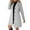 Grey, variant on Conairie Pea Coat for Womens Notch Lapel Single Elegant Warm Trench Wool Coat 2025 Fall Winter Mid Long Overcoat Jacket Black L