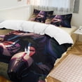 thumbnail image 1 of Fate Stay Night Anime Home Bed 3-piece Set, Classic Japanese Anime Polyester Wash Student Dormitory Set, 1 of 5