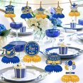 thumbnail image 6 of 9PCS Graduation Centerpieces For Tables, Graduation Decorations 2025, Class of 2025 Blue Congrats Grad, Graduation Party Decorations, Honeycomb Centerpieces Toppers for Graduation Party Supplies, 6 of 8