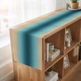 thumbnail image 6 of Table Runners 60 Inches Long Dress Scarves, Turquoise Yellow Ombre Farmhouse Kitchen/Dining Table Runner, Small Coffee Tablerunners, Farmhouse Modern Gradient Art 13x60 Inch, 6 of 9