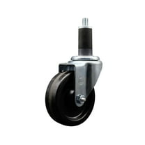 4 Inch Phenolic Wheel Swivel 1-1/4 Inch Expanding Stem Caster SCC
