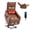 Brown, variant on GAKMCIL Heat Massage Recliner Chair with 360° Swivel & Rocker, Manual Recliner with Lumbar Heat,Position Up to 350 LBS - Perfect Christmas Gift, Thanksgiving Gift for Living Room, Chenille, Blue